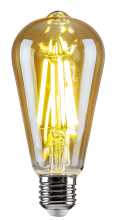 FIL. LED E27 ST64